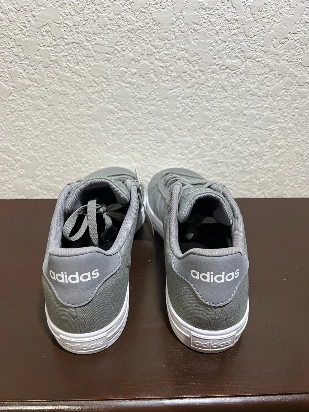 adidas Light Gray Skateboarding Sneakers